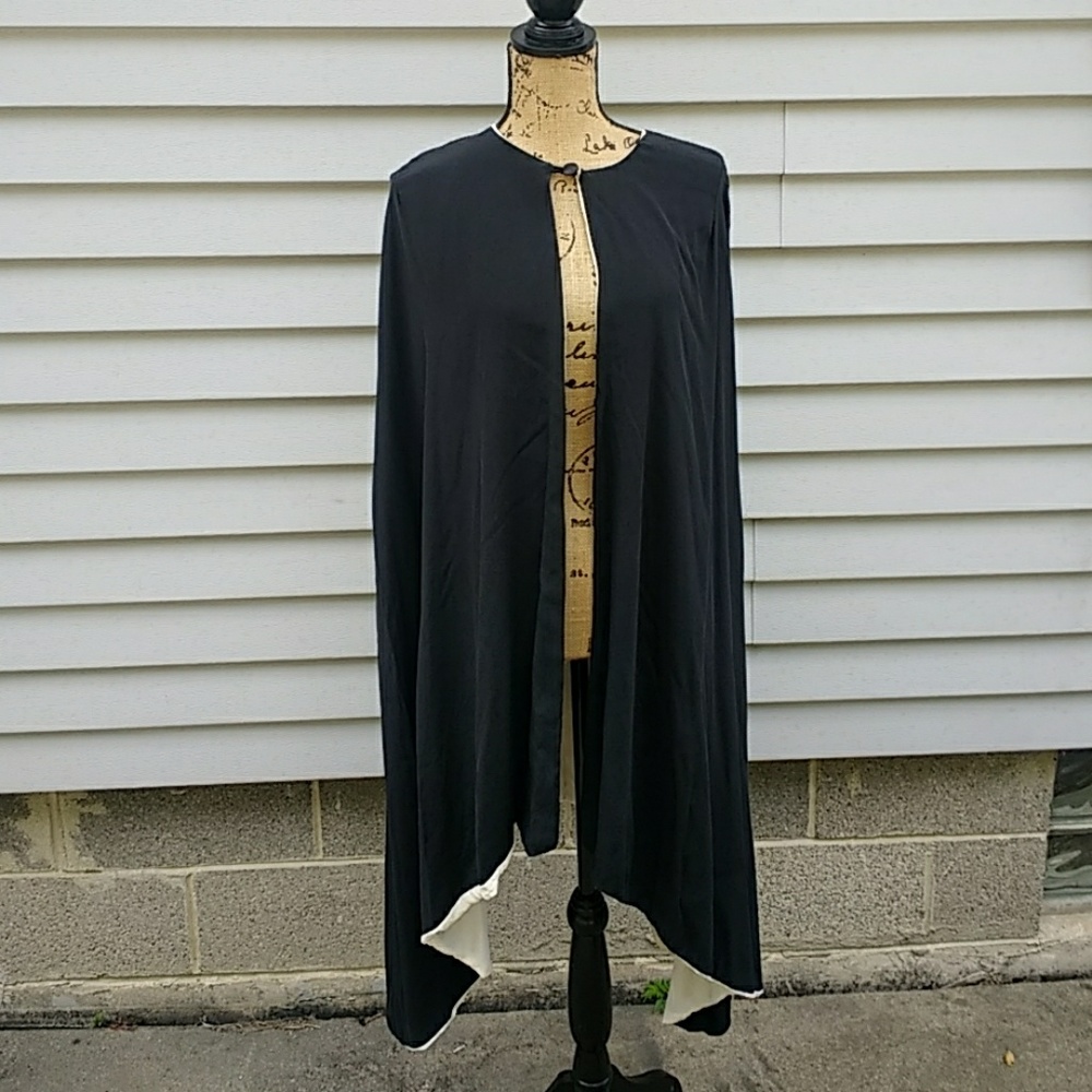 Vintage high-low cape